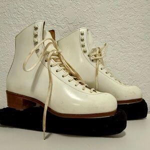 Riedel white Lace-Up Women's figure skates